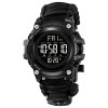 digitalni hodinky s parakordem skmei 1384 black