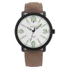 panske damske hodinky yazole bilo hnede