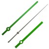 Ručičky pro hodinový strojek 165/133/181mm zelené 1013-6168S  Skladem v ČR