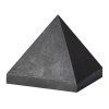 Šungitová pyramida 5x5 cm – Pravý karelský šungit (leštěná)