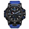digitalni hodinky s dualnim casem smael 1545 modre cerne
