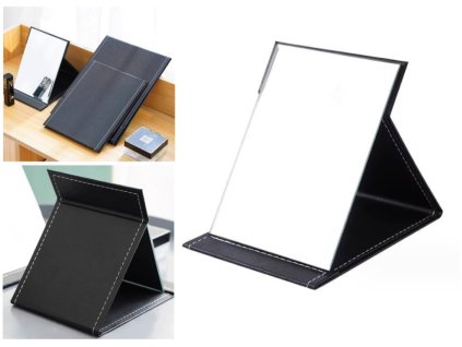 Elegantní skládací kosmetické zrcátko - LuxFold Mirror 21×15 cm
