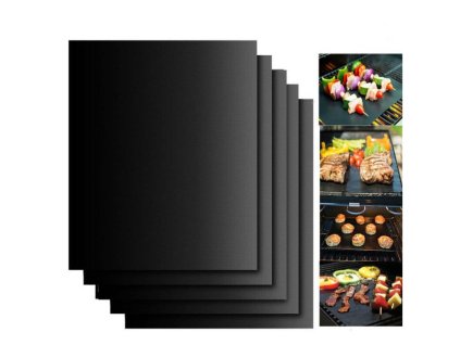 GrillMaster Flex Set – 5dílná sada teflonových podložek 40×33 cm