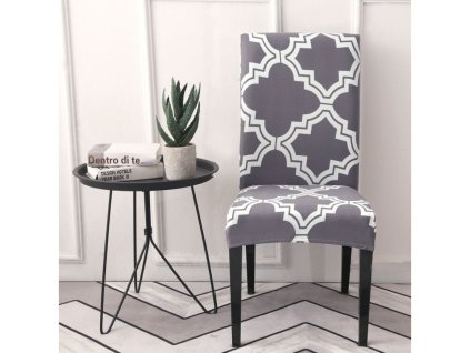 Elastischer Stuhlbezug Moroccan Elegance