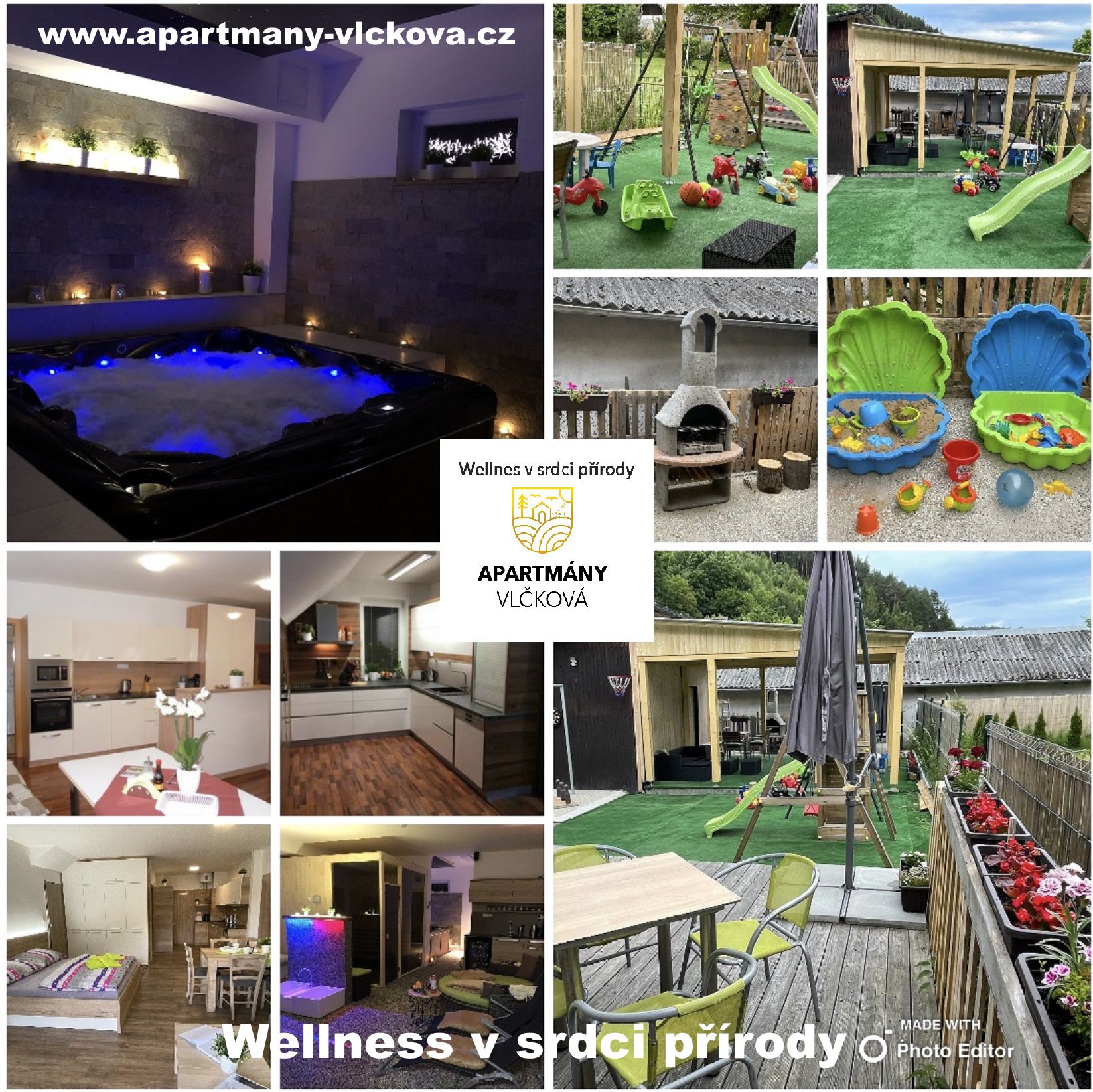 WELLNESS Apartmány Vlčková