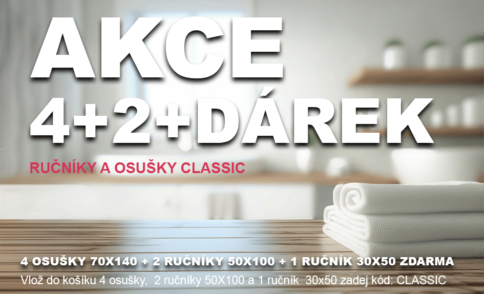 osušky AKCE 4+2+1