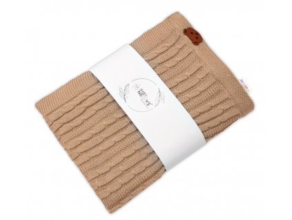 147882 278580 bambusova deka pro miminko teddy 80x100cm pleteny cop bezova