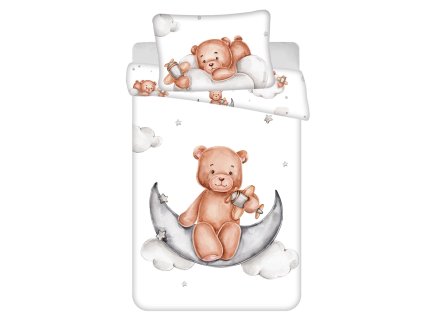 Povlečení do postýlky Medvídek plane baby (Varianta Povlečení do postýlky Medvídek plane baby 100x135, 40x60 cm)