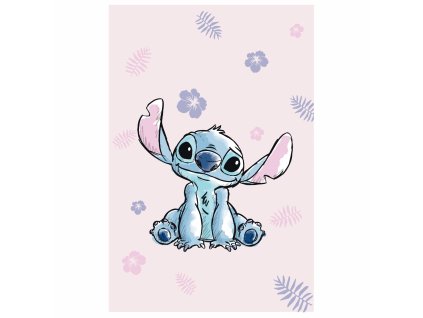 Mikroflanelová deka Lilo a Stitch Pink (Varianta Mikroflanelová deka Lilo a Stitch Pink 100x150 cm, Značka Dadka)