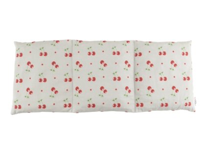 Tříkomorový nahřívací pás s třešňovými pecičkami, termofor - Cherry life, šedý