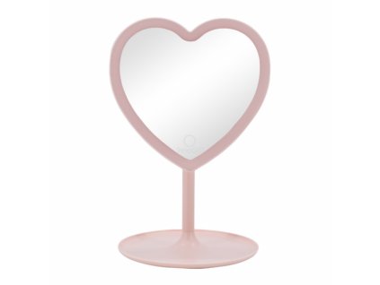 148595 284275 kosmeticke zrcatko s led podsvicenim pink heart