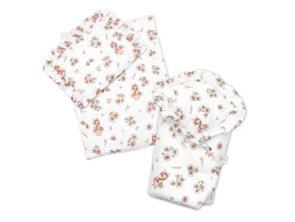 sada pro panenku 3d zavinovovacka perinka a polstarek kacenka bezova