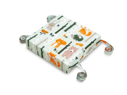 detsky sedak na zidli 32x32x8cm zabava v lese