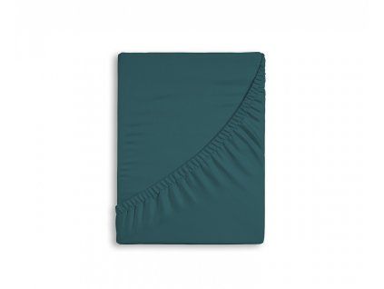 Prostěradlo Matějovský Zelenomodré ELASTAN Jersey s elastanem (Materiál Jersey s elastanem, Rozměr matrace 100/200/40)