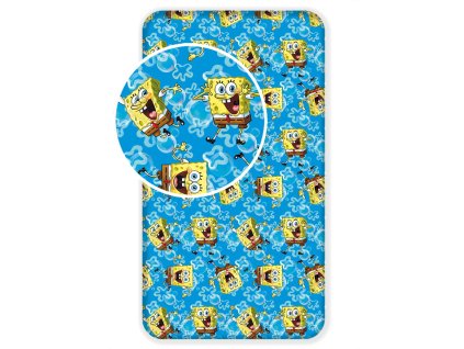 Prostěradlo Sponge Bob Blue