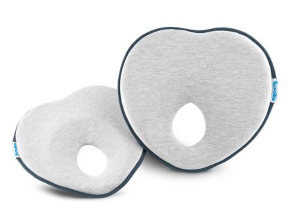 ergonomicky tvarujici polstarek pro miminko sedy grafit