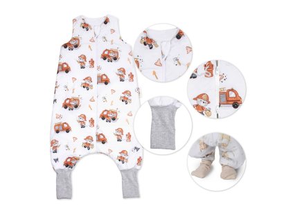 spaci vak se zahrnovacimi nohavickami baby fireman vel m 86 104