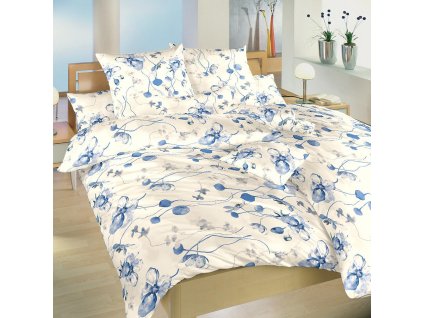 Povlečení bavlna Bloom elegance banán (Varianta Povlečení bavlna Bloom elegance banán 140x200, 70x90 cm)