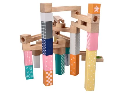 adam toys drevena kulickova draha labyrint 53 dilku