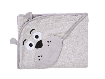 detska osuska 100x100cm frote bavlna hroch seda