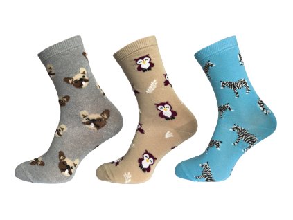 2276 damske ponozky novia 1099 zviratka ii