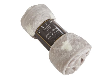 2297 mikroflanelova deka sede stromky