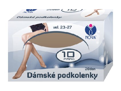 869 1 damske podkolenky multipack 10 paru v krabicce