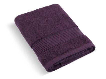 17501 17501 1 frote osuska 70x140cm prouzek 450g tmave vinova