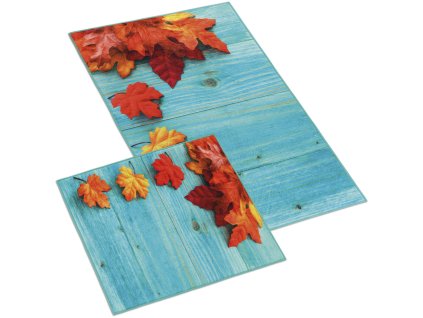 25541 25541 1 koupelnova sada predlozek 3d 60x100 60x50cm bez vykroje javorove listy