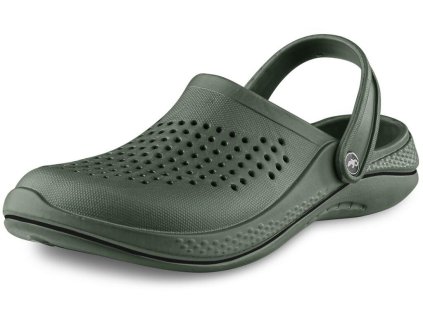 Obuv nazouvák CXS TREND, pánský, khaki-černý (velikost 41)