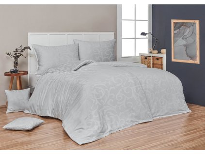 Lolita povlečení Matějovský světle šedá Damašek