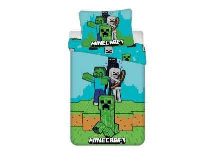 Povlečení bavlna Minecraft Mobs Here (Varianta Povlečení bavlna Minecraft Mobs Here 140x200, 70x90 cm)