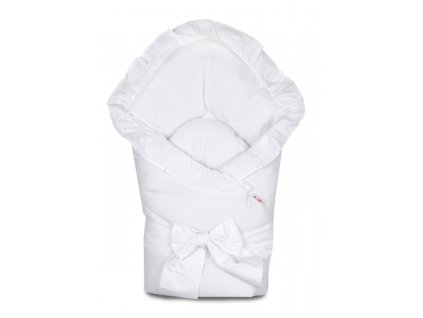 88526 141797 rychlozavinovacka 80x80cm s volankem a stuhou bila