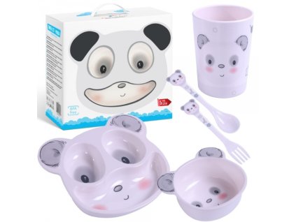 150132 292525 sada detskeho nadobi 5d pro deti panda
