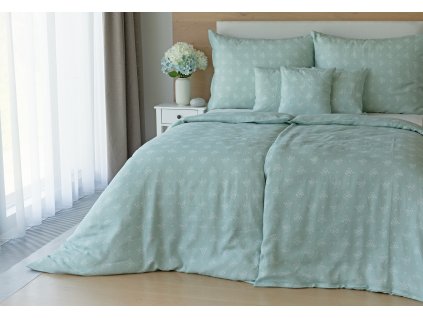 Evelyn Linen povlečení Matějovský (Materiál 100% len, Rozměr 1x povlak peřina 140/200 + 1x povlak na polštář 70/90)