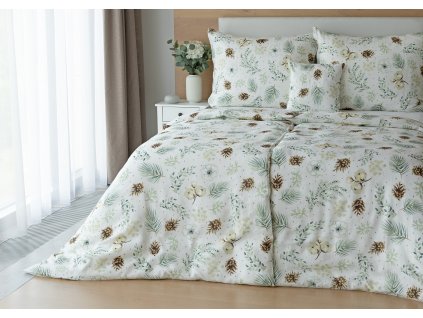 Winter Linen povlečení Matějovský (Materiál 100% len, Rozměr 1x povlak peřina 140/200 + 1x povlak na polštář 70/90)