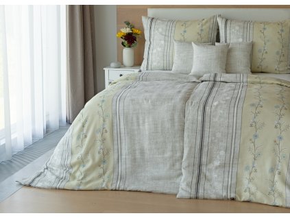 Silvania Linen povlečení Matějovský (Materiál 100% len, Rozměr 1x povlak peřina 140/200 + 1x povlak na polštář 70/90)