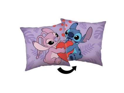 Polštářek Lilo a Stitch Kiss (Varianta Polštářek Lilo a Stitch Kiss 40x40 cm, Značka Dadka)