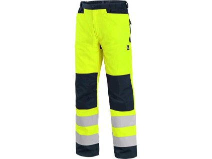 Kalhoty CXS HALIFAX, výstražné se síťovinou, pánské (velikost 48, 50, 52, 54, 56, 58, 60, 62, 64, 46)
