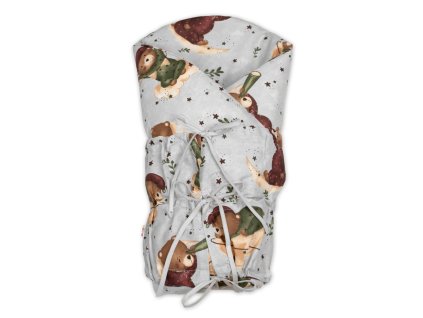 klasicka retro zavinovacka snerovaci s vyplni medvidek na mesicku