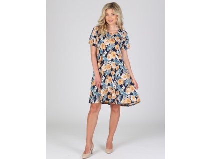 Dámské krátké šaty LETNÍ vzor 1 (Velikost UNI)