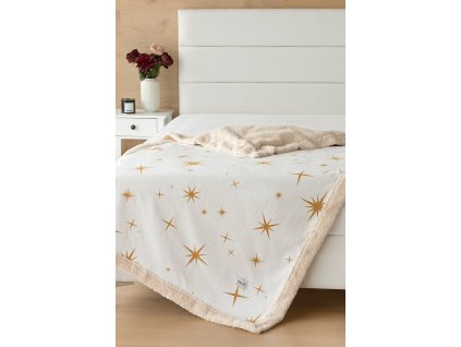 Deka s beránkem Arietta Gold Matějovský (Rozměr 130/180)