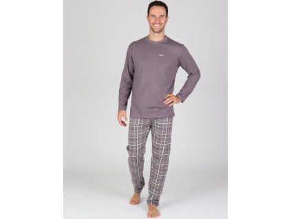 Pánské dlouhé pyžamo P RUBEN (Velikost XL)