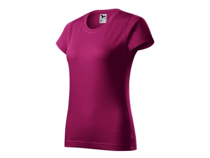 Tričko dámské Basic 134- fuchsia red (Velikost XS)