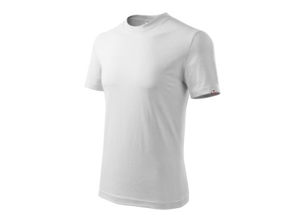 Tričko unisex Base R06- bílá 00 (brand label) (Velikost S)