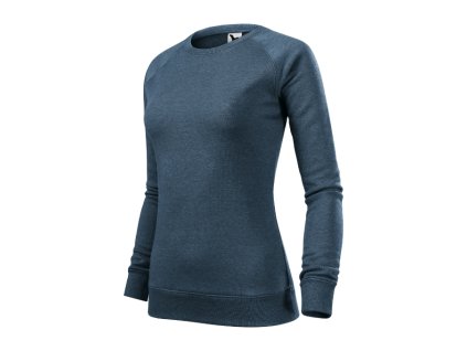 Mikina dámská Merger 416- tmavý denim melír (Velikost XS)