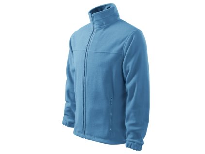 Fleece pánský Jacket 501- azurově modrá (Velikost S)