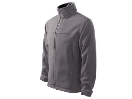 Fleece pánský Jacket 501- ocelově šedá (Velikost S)