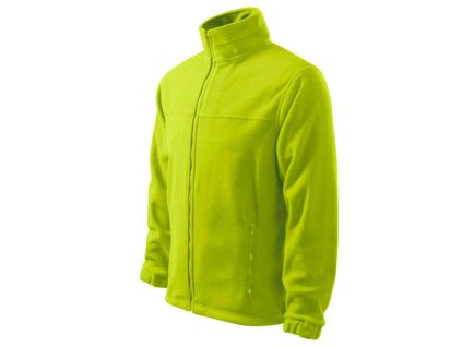Fleece pánský Jacket 501- limetková (Velikost S)