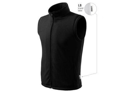 Fleece vesta unisex Next 518- černá 01 (brand label) (Velikost XS)